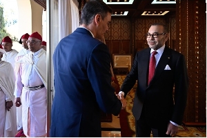 His Majesty King Mohammed VI And  Mr. Pedro Sanchez.jpeg