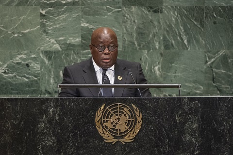 President Nana Addo Dankwa Akufo-Addo was speaking at the 73rd UN General Assembly