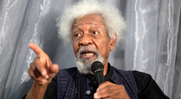 Wole Soyinka earlier tore up his US green card in protest against Trump's 2016 election