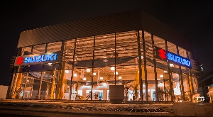 The Suzuki Showroom is located right next to CFAO Ghana's Mitsubishi and Citro