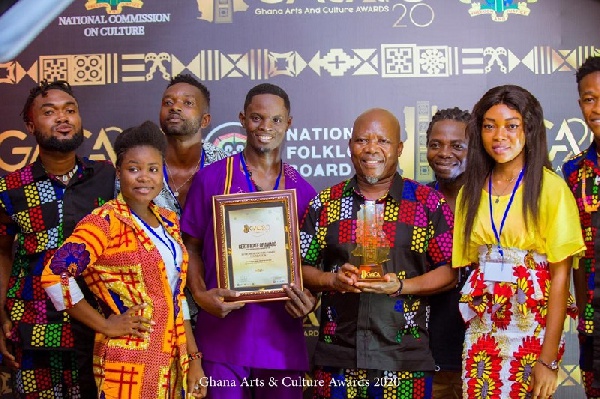 Some winners of the 2020 Ghana Arts and Culture Awards