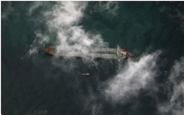 The Skipper, a large crude carrier and the first Venezuela-related vessel seized by the US