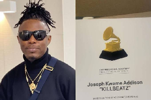 Killbeatz shared the certificate on his scocial media platforms Killbeatz shared the certificate on his scocial media platforms