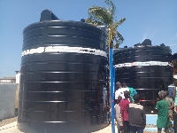 The commissioned water project for the Anyako-Konu community