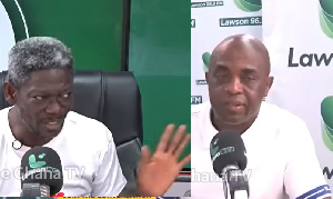Agya Koo (L) and Dr George Oti Bonsu (R)