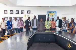 Officials of KNUST and the Ministry of Food and Agriculture