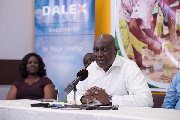 CEO of DALEX, Kenneth Kwamina Thompson said the funds will be used to provide farming inputs
