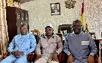Amin Adam with Osei-Mensah and John Kumah