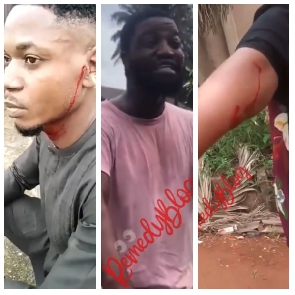 The videos making rounds showed some residents from various polling units were attacked