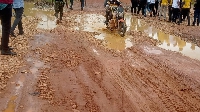 The deplorable road of some communities in  Amansie South