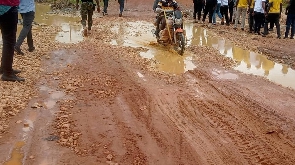 The deplorable road of some communities in  Amansie South