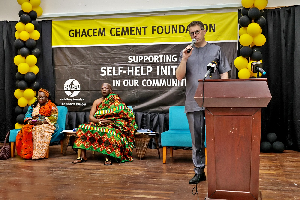 A total of 10,400 bags of cement were distributed