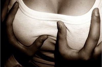 Men have been advised to caress the breasts of their wives