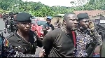 The thief was arrested after some sympathisers raised alarm