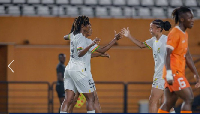 Black Queens [in white] drew 3-3 with Cote d’Ivoire in the international friendly match