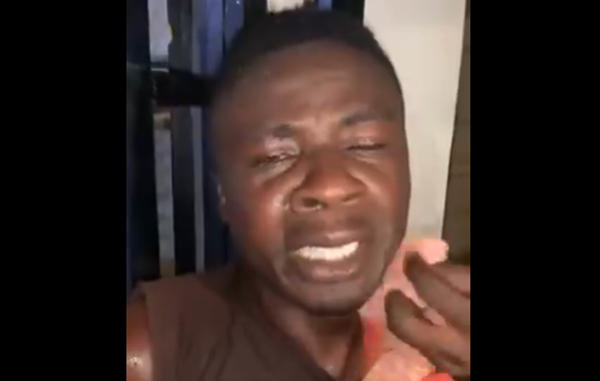 The suspected thief claims he's repented