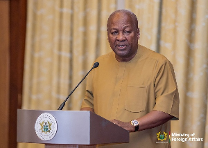 John Dramani Mahama is the President of Ghana