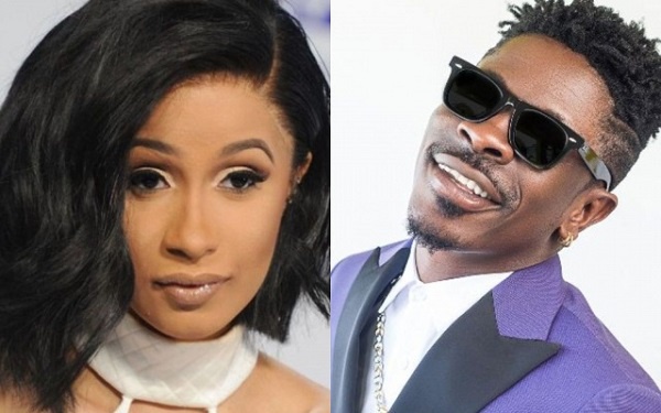 American rapper, Cardi B and Dancehall artiste, Shatta Wale