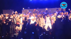 Shatta Wale and Stonebwoy performed 