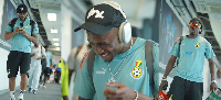 Black Stars players on their way to Mali