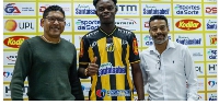 Striker, Cornelius Mawuli Agben Yegah, has completed a transfer move to Brazilian club