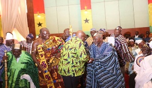 The Otumfuo Mediation Committee handling the Dagbon chieftaincy crisis met the President