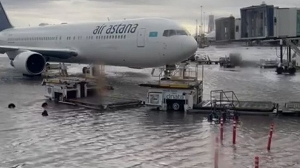 Flash flooding in Dubai causes disruption at second-busiest airport in the world