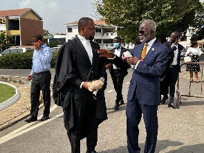 Lawyer Dr. Justice Srem Sai and Justice of the Supreme Court, Justice Issifu Omoro Amadu Tanko,
