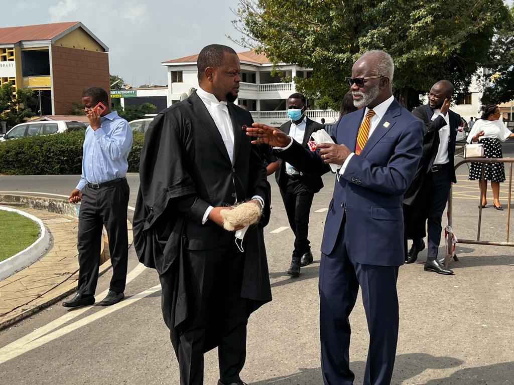 Lawyer Dr. Justice Srem Sai and Justice of the Supreme Court, Justice Issifu Omoro Amadu Tanko,