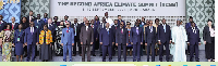 Heads of State and Delegates pose for a group photo during the Second Africa Climate Summit