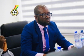 President of the Ghana Football Association, Kurt Okraku