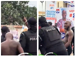 Watch as police whisk away thugs at NPP Ashanti Regional elections