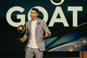 Cristiano Ronaldo, five-time Ballon d'Or winner