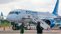 Air Tanzania's Airbus A220.  PHOTO | COURTESY