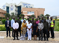 Members of the Board of Directors of Gambia Ports Authority with staff of GPHA