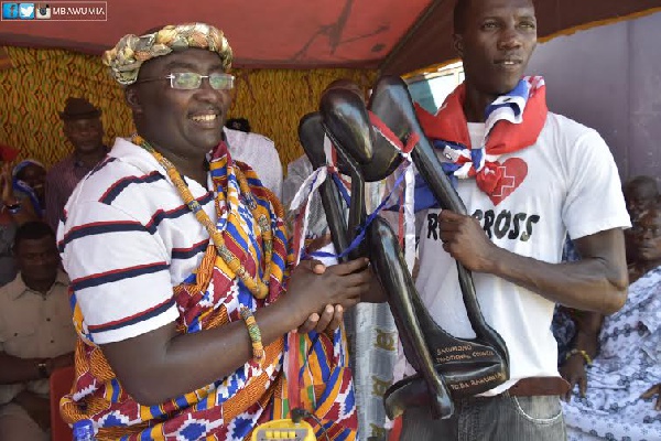 Dr. Mahamudu Bawumia has been given the stool name Nene Amedeku Sorgbodjor (II)