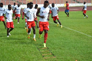 Asante Kotoko Players Training