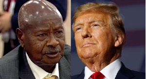 President Museveni (left) and US President Donald Trump have entered an agreement