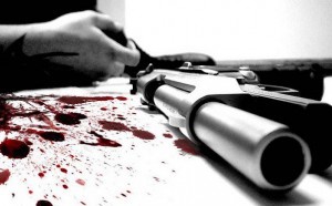 House owner shot at one of the robbers with his single barrel gun