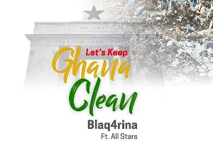 The 'Let's Keep Ghana Clean' track serves as a 'cry for change' in our society