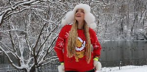 Some 4.3in of snow was recorded in Central Park