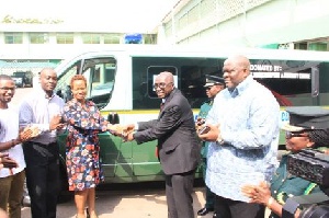 The donation is to help improve health delivery services in the country