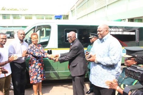The donation is to help improve health delivery services in the country