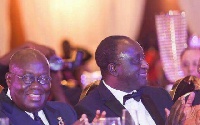 President Nana Addo Dankwa Akufo-Addo and Alan Kyerematen (r)