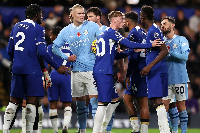 An image from Chelsea and Manchester Coty game last season