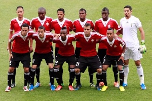 File photo of the Libyan national team