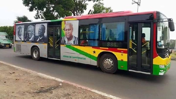 The MMT bus with Mahama