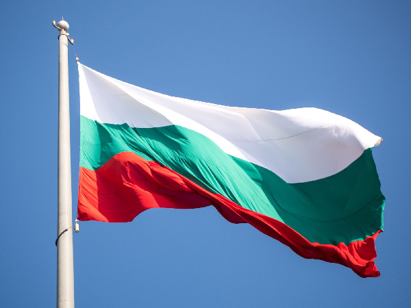 The Bulgarian flag