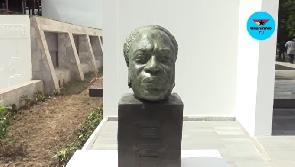 The head from Nkrumah's statue