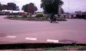 This roundabout directs traffic of vehicles bound for Tumu, Nadowli-Kaleo and beyond.